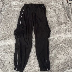 Black joggers